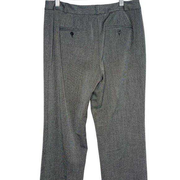 Charter Club Pants Womens Straight Leg Size 8 M Stretch Black Work Slim It Up - Picture 8 of 11